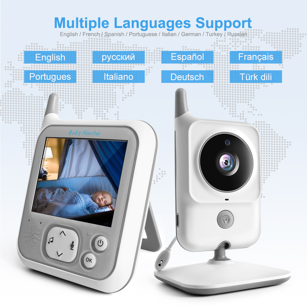 Wireless LCD Two-Way Audio Video Baby Monitor Wireless LCD Two-Way Audio Video Baby Monitor