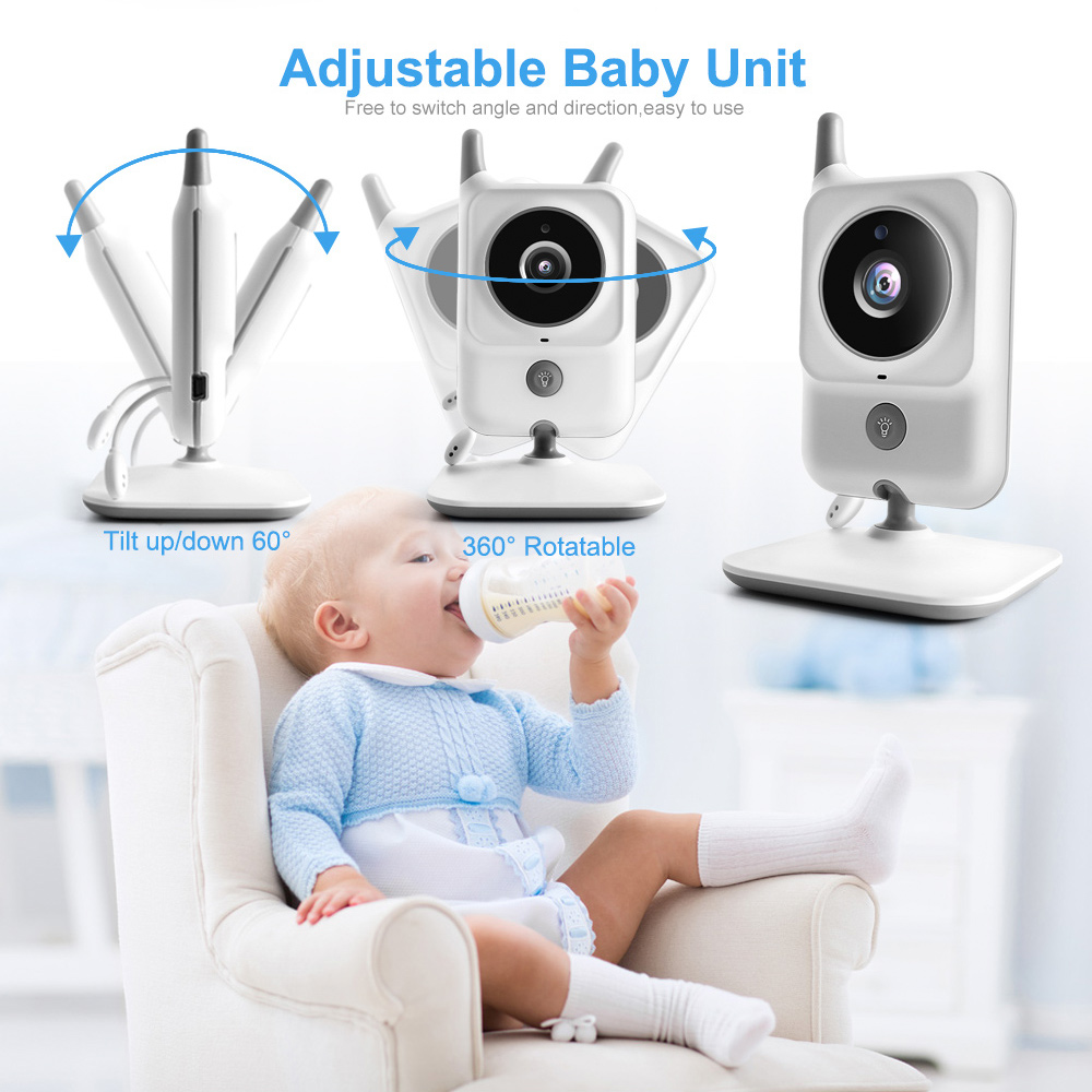 Wireless LCD Two-Way Audio Video Baby Monitor Wireless LCD Two-Way Audio Video Baby Monitor