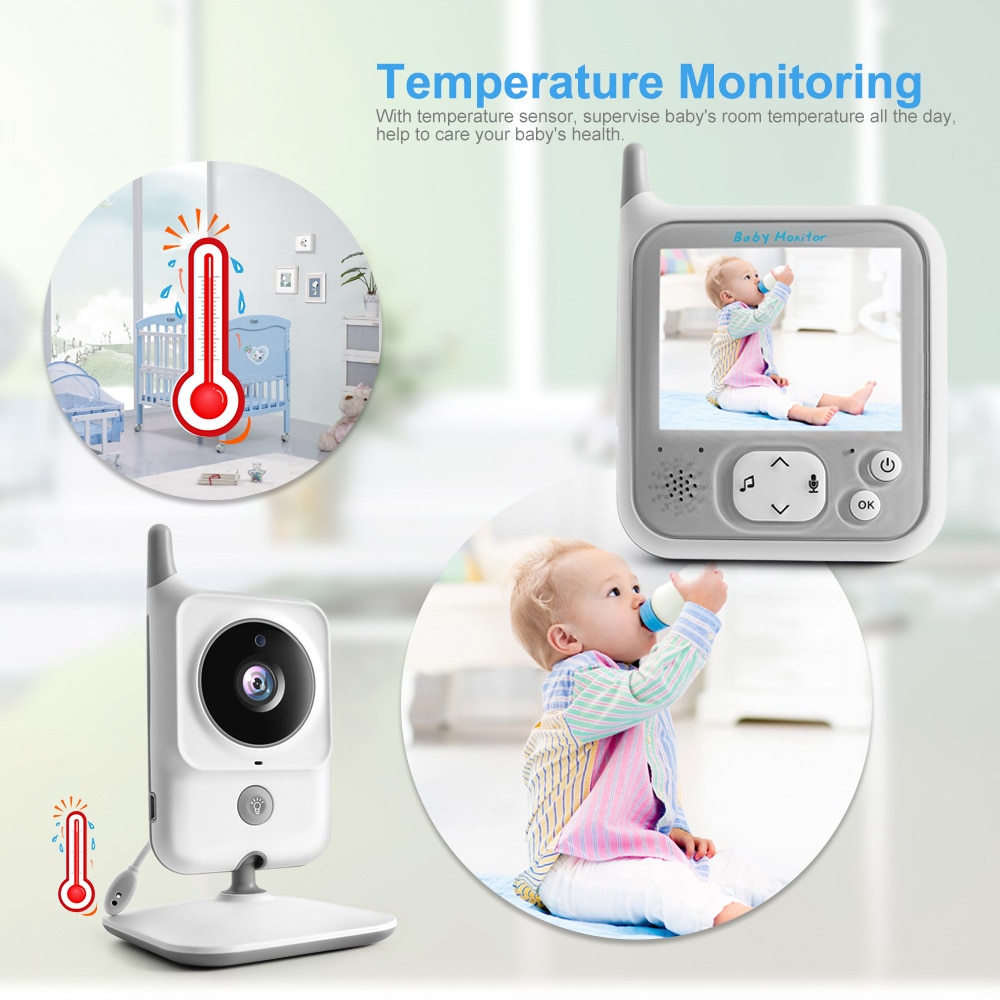Wireless LCD Two-Way Audio Video Baby Monitor Wireless LCD Two-Way Audio Video Baby Monitor