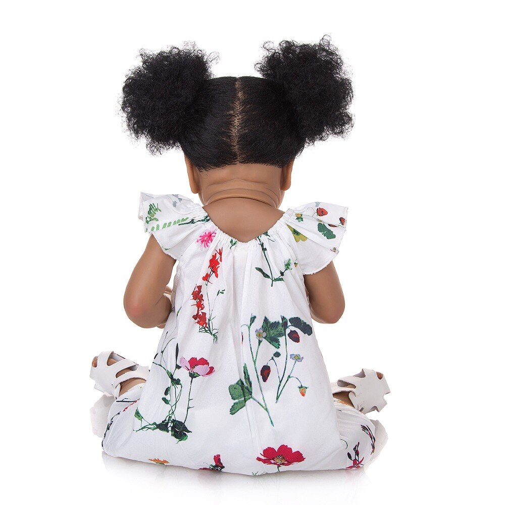 Handmade Silicone Realistic Black Baby Doll Handmade Silicone Realistic Black Baby Doll