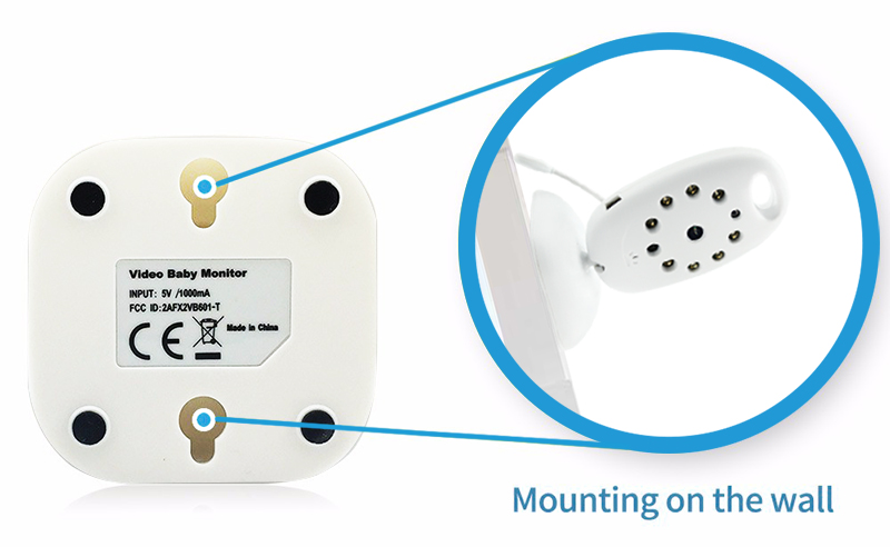 Portable Infrared White Baby Monitor Portable Infrared White Baby Monitor