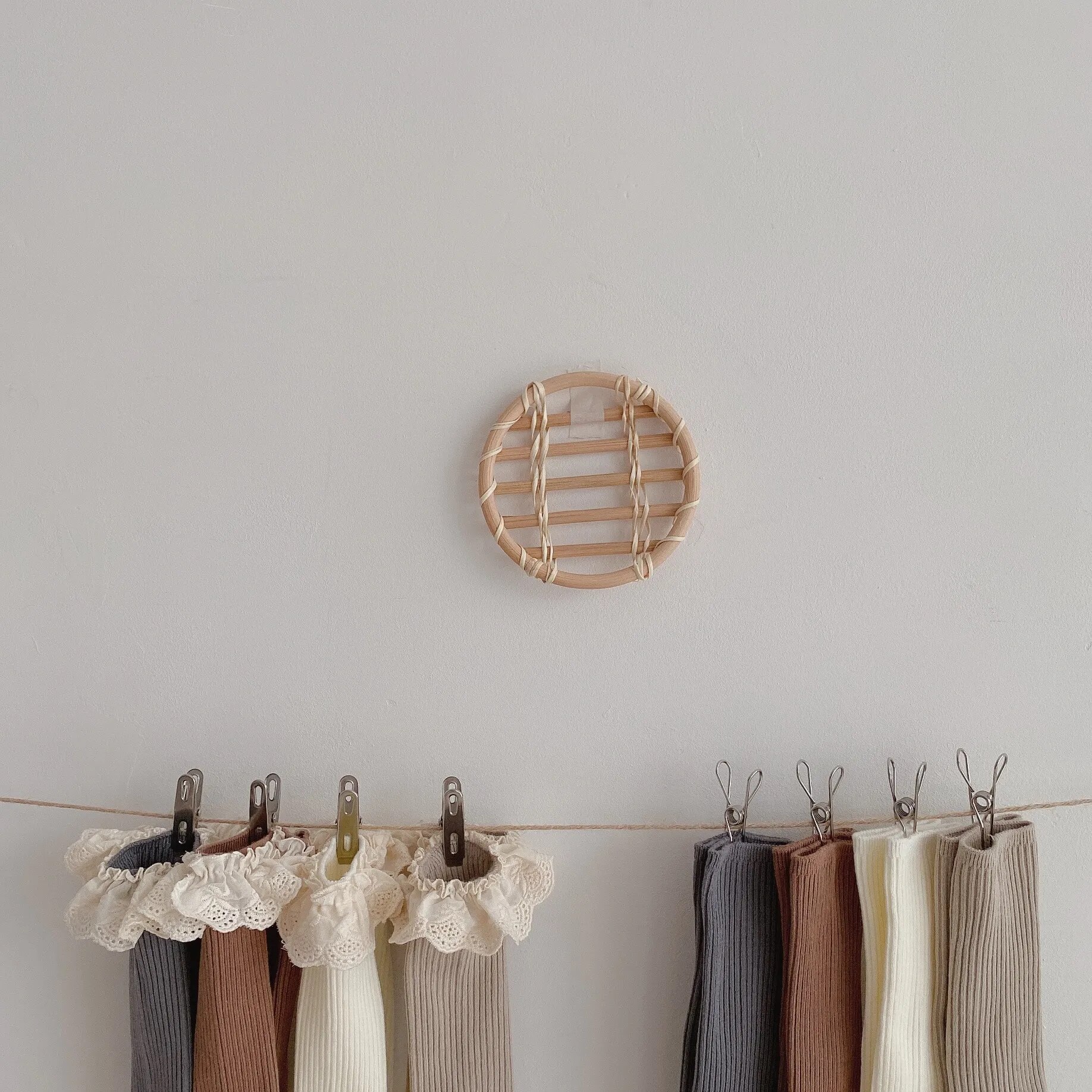 Baby Girls Knee Length Soft Cotton Socks, 4 Pcs