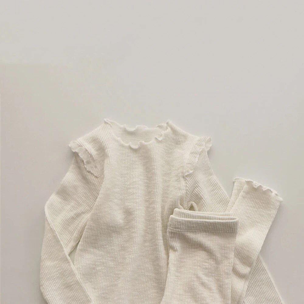 Baby Girl's Solid Clothing Set Baby Girl's Solid Clothing Set