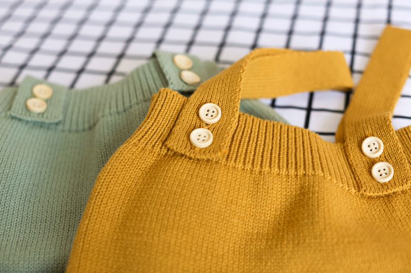 Solid Color Baby's Romper Solid Color Baby's Romper