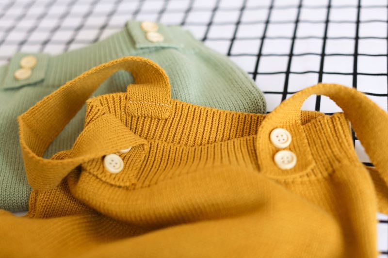 Solid Color Baby's Romper Solid Color Baby's Romper