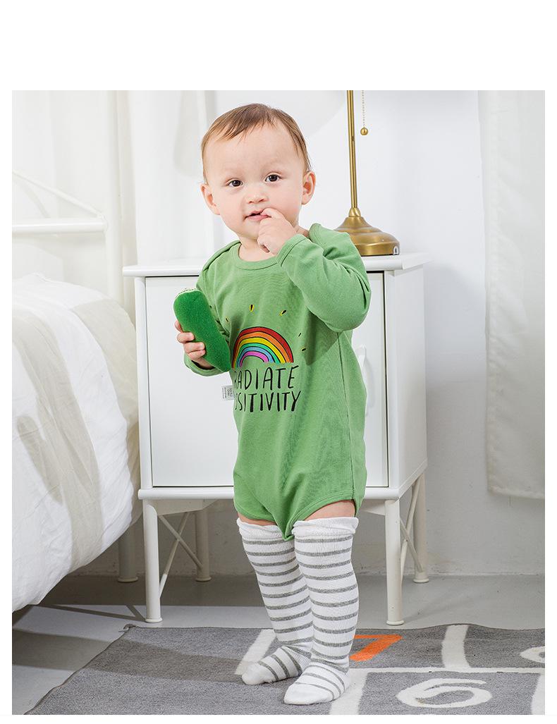 Newborn Baby's Cartoon Print Romper Newborn Baby's Cartoon Print Romper