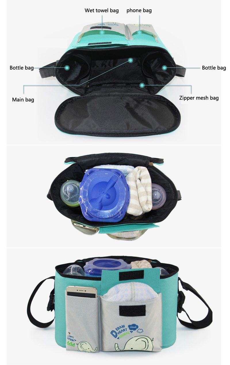 Large Capacity Baby Stroller Bag Large Capacity Baby Stroller Bag