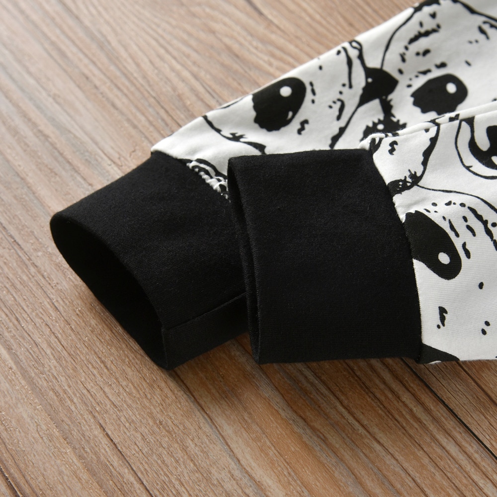 Baby's Panda Print Romper and Hat 2 Pcs Set Baby's Panda Print Romper and Hat 2 Pcs Set