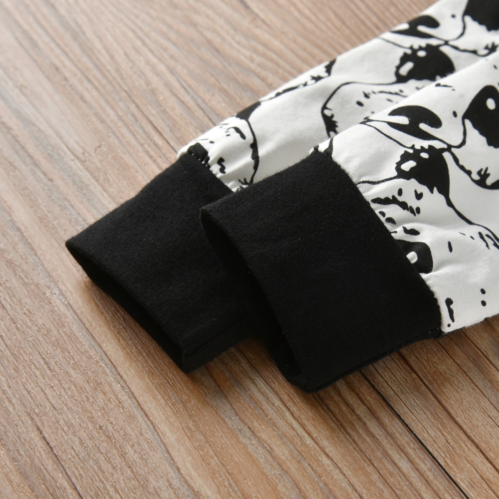 Baby's Panda Print Romper and Hat 2 Pcs Set Baby's Panda Print Romper and Hat 2 Pcs Set