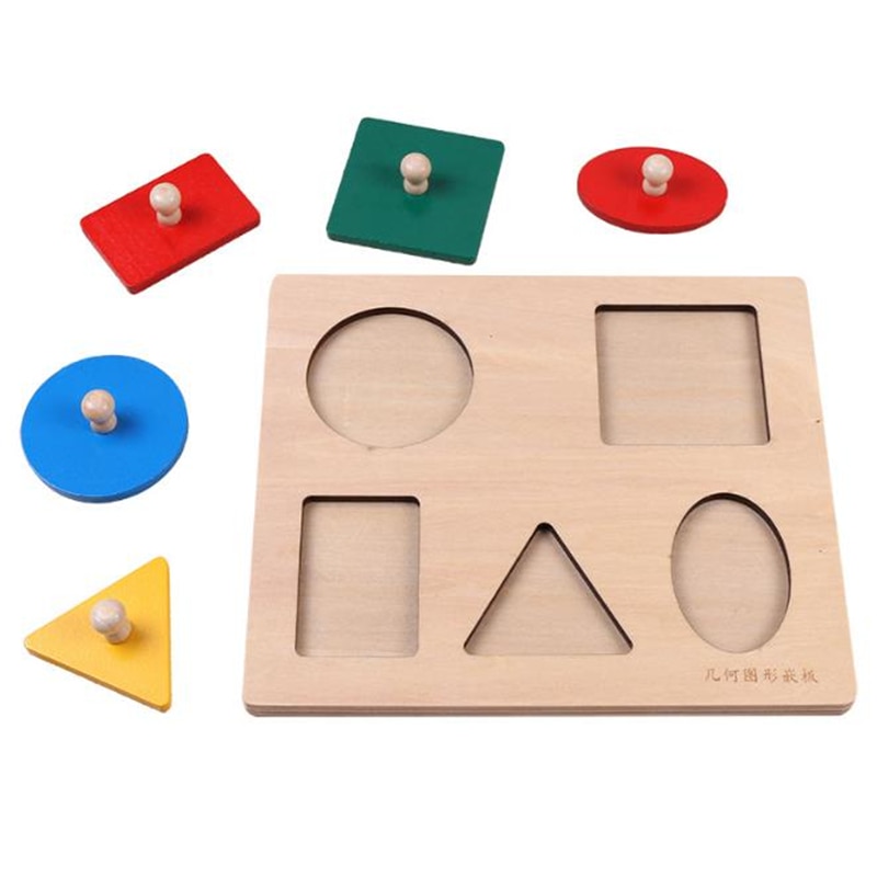 Wooden Geometric Puzzle For Baby Wooden Geometric Puzzle For Baby