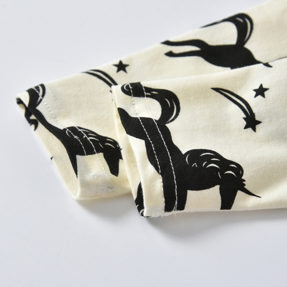 Baby Girl's Unicorn Romper, Pants and Headband 3 Pcs Set Baby Girl's Unicorn Romper, Pants and Headband 3 Pcs Set