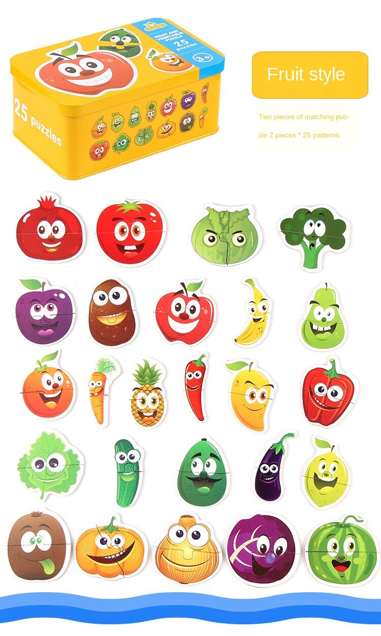 Baby's Wooden Educational Jigsaw Puzzle Baby's Wooden Educational Jigsaw Puzzle