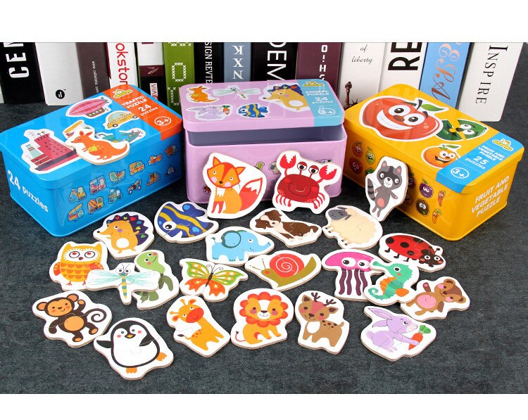 Baby's Wooden Educational Jigsaw Puzzle Baby's Wooden Educational Jigsaw Puzzle