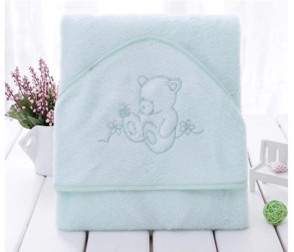 Bear Embroidery Towel for Baby