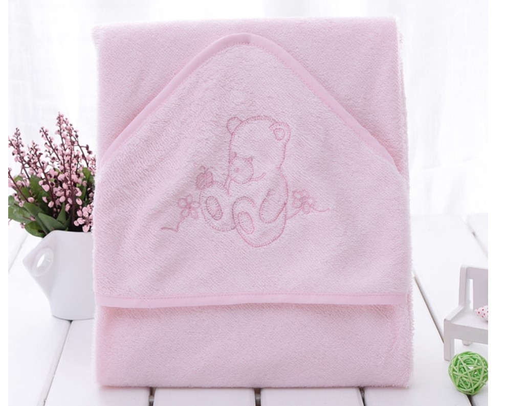 Bear Embroidery Towel for Baby Bear Embroidery Towel for Baby