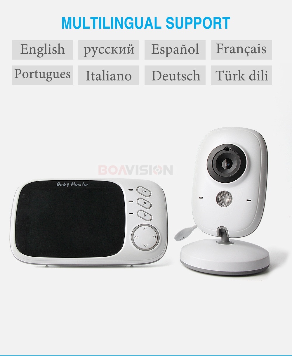 Color LCD Wireless Video Baby Monitor
