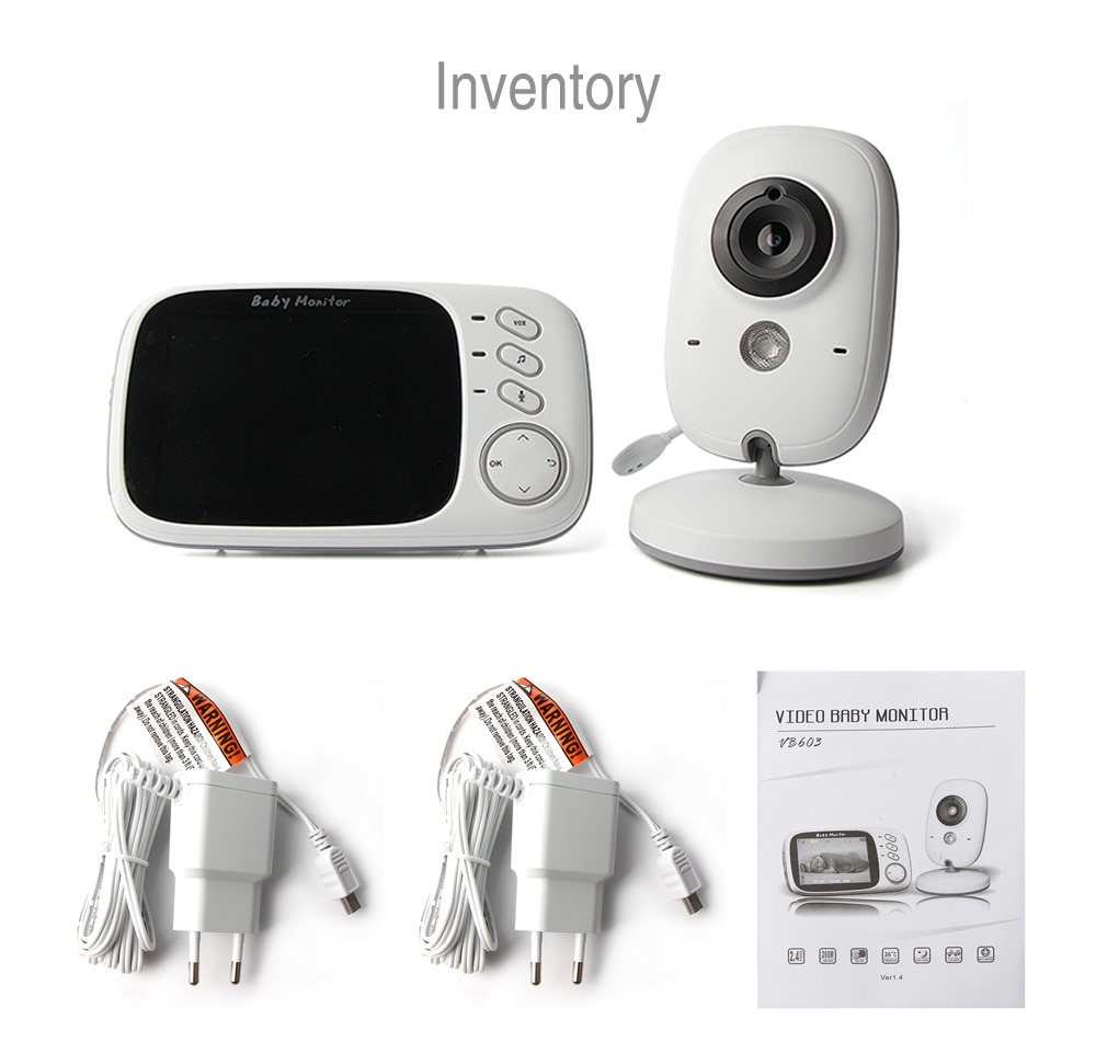Color LCD Wireless Video Baby Monitor