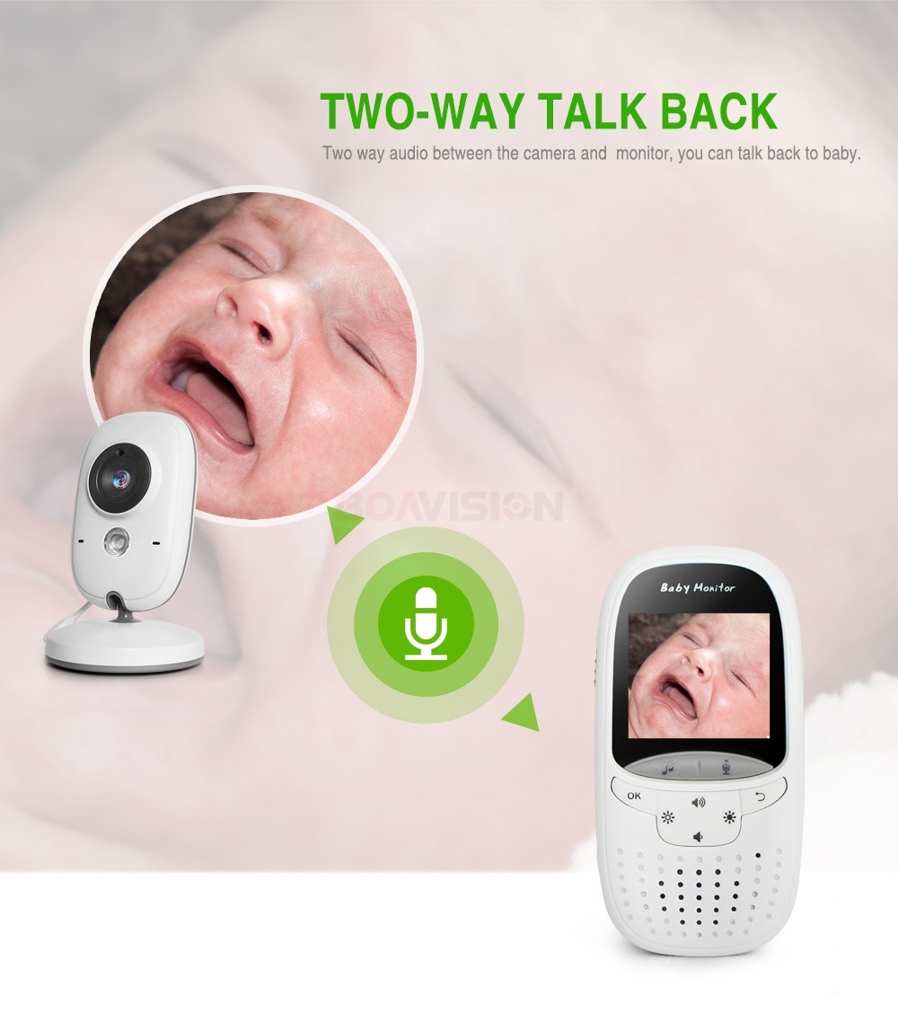 Baby Monitor with IR Night Vision and Music