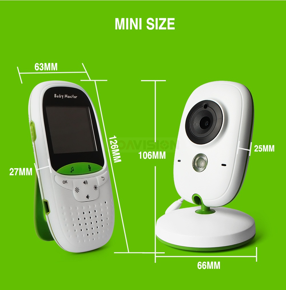Baby Monitor with IR Night Vision and Music