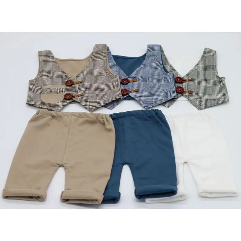Pants and Vest Set for Baby Boy