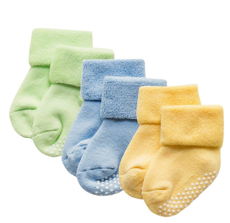 Baby's Anti-Slid Socks 3 Pairs Set