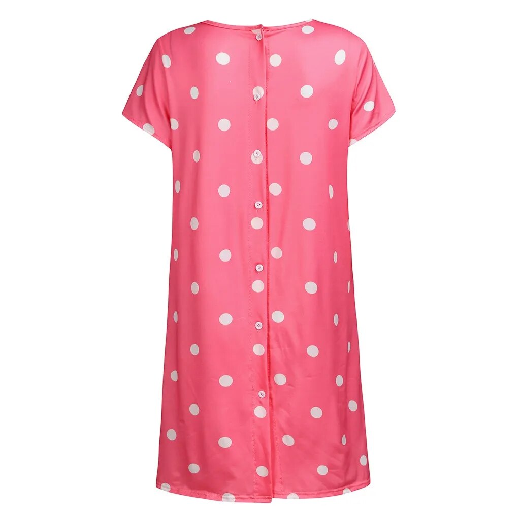Maternity Pyjamas Nightgown Breastfeeding Dress