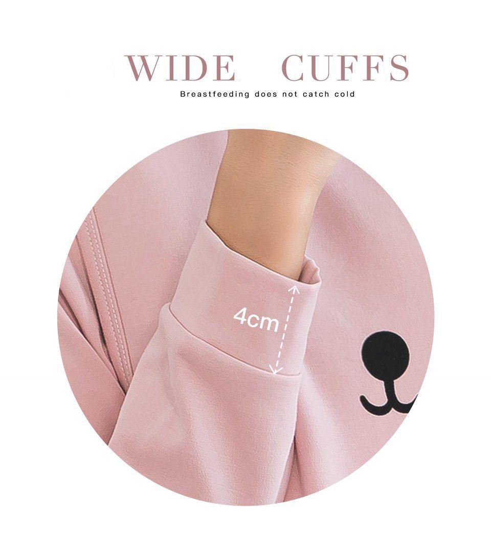 Women's Star Pattern Maternity Pajama Set