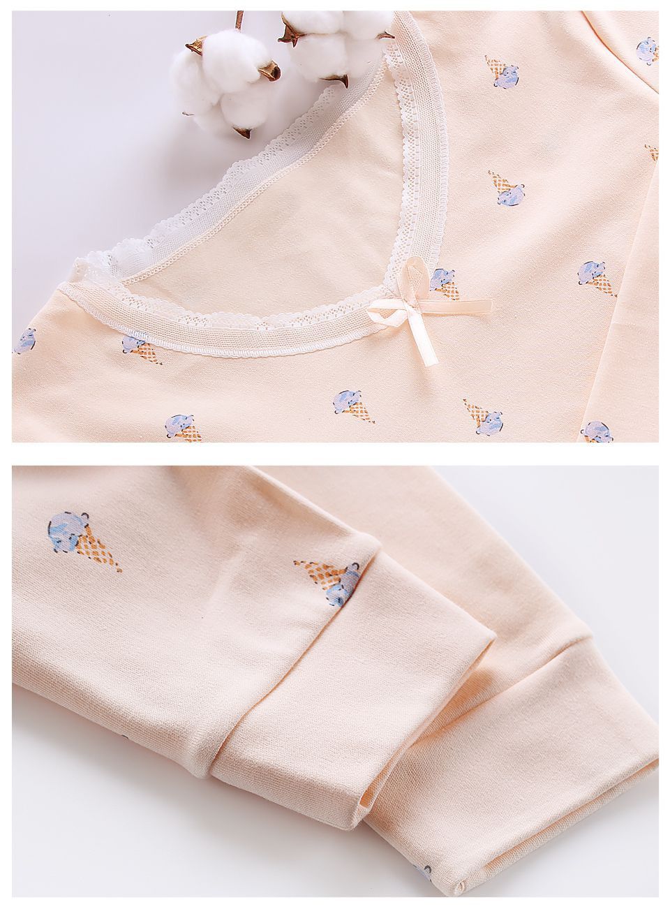 Women's Star Pattern Maternity Pajama Set