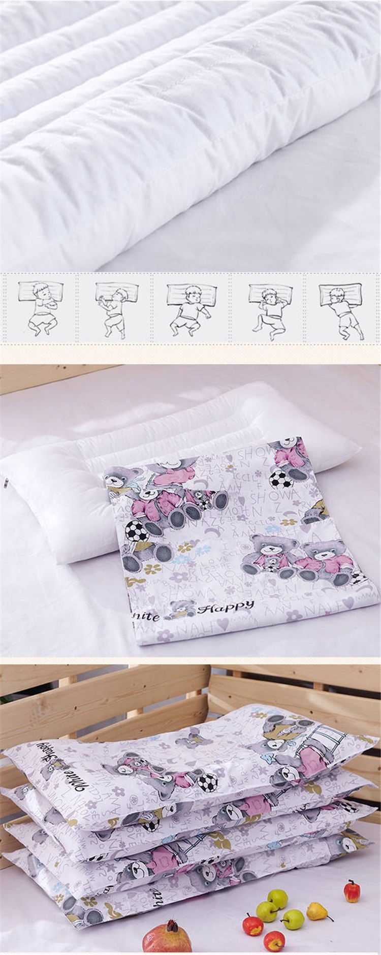 Kids Cartoon Printed Cotton Pillow Kids Cartoon Printed Cotton Pillow