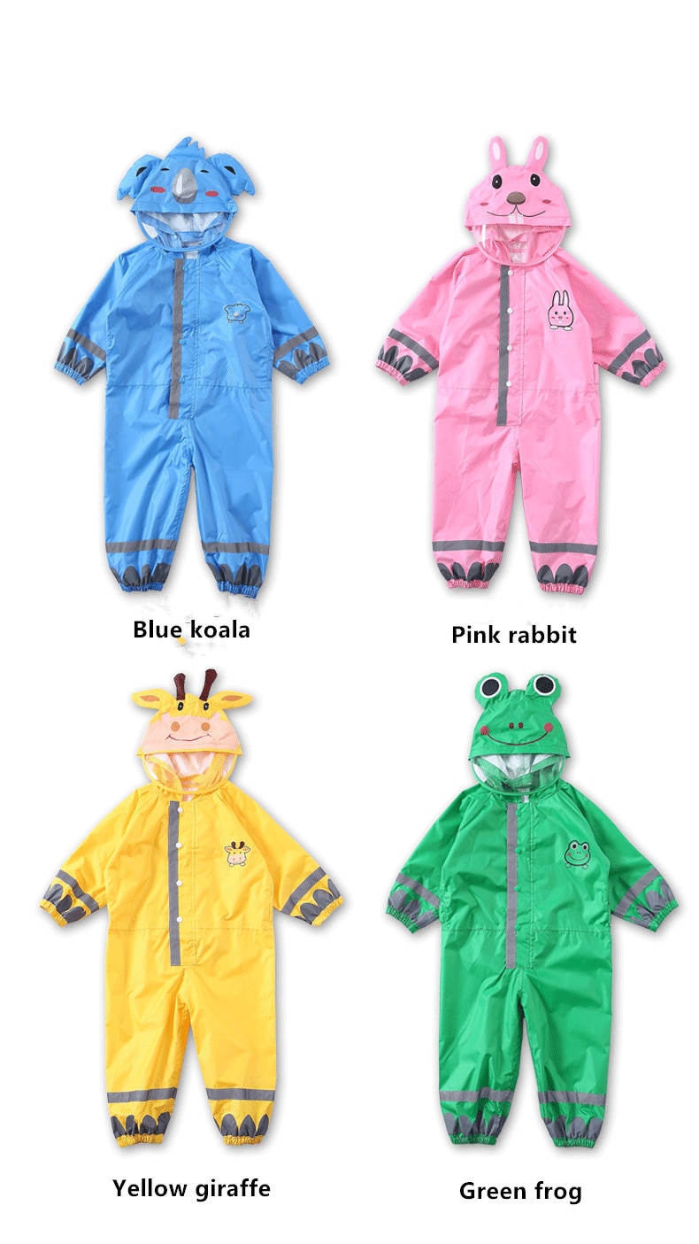 Animal Themed Kids Raincoat Animal Themed Kids Raincoat