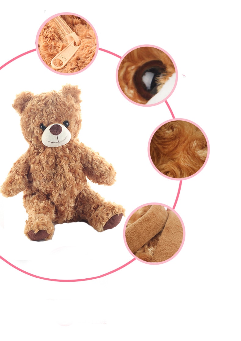3Plush Teddy Bear Backpack for Kids