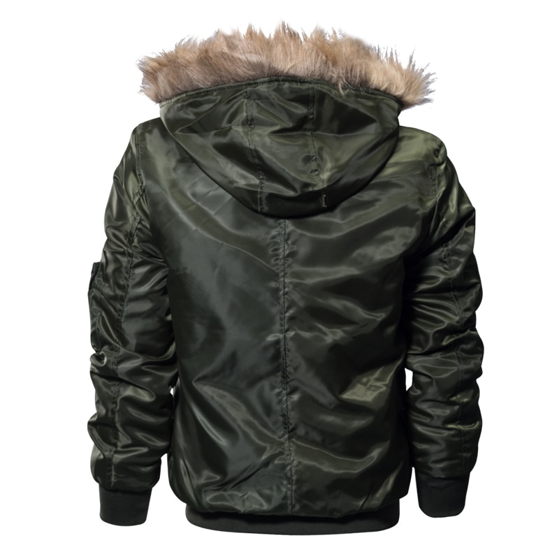 Fashion Winter Thickened Hooded Men's Coat Fashion Winter Thickened Hooded Men's Coat