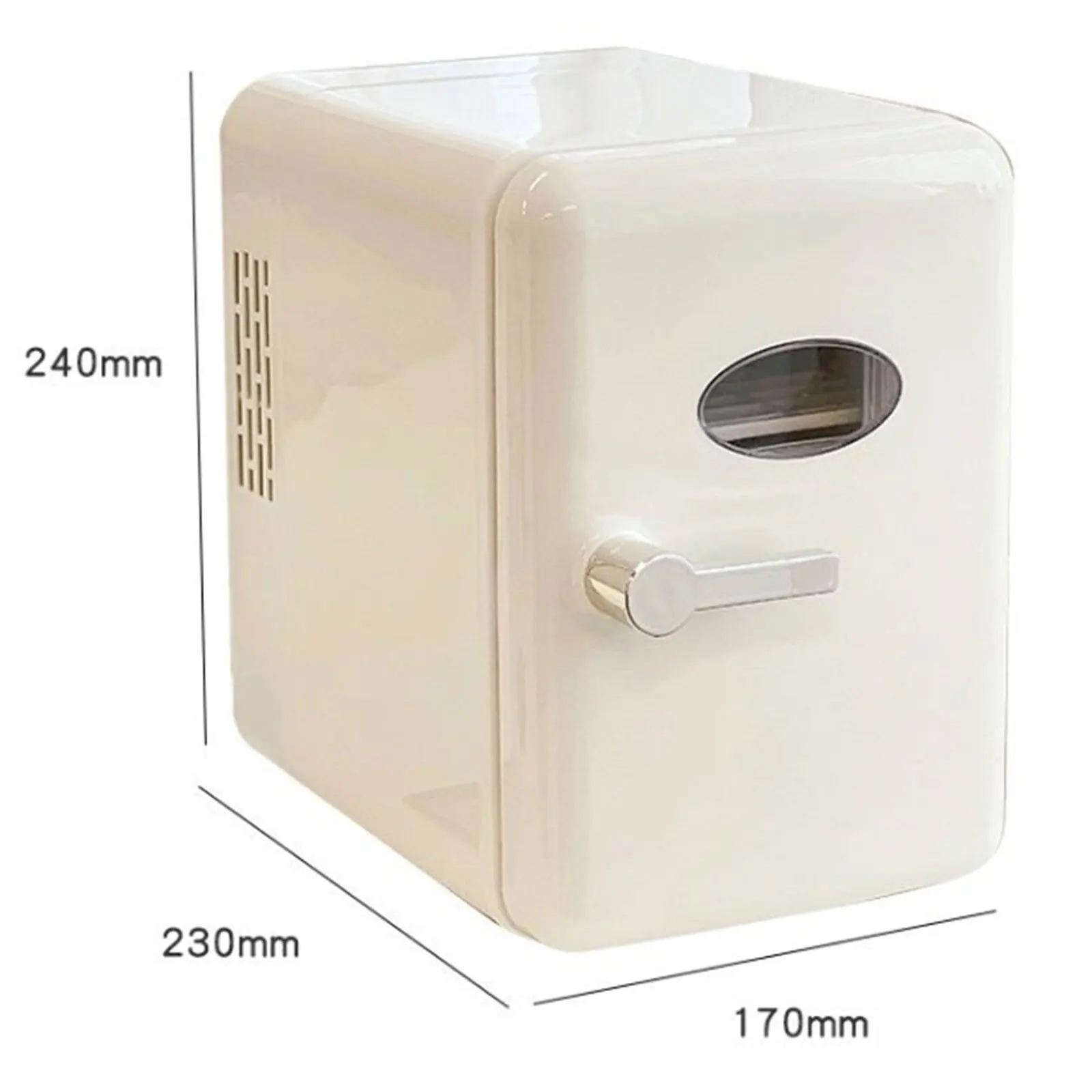 6L Mini Fridge Car Refrigerator Personal Portable Freezer Cooler and Warmer Storing Skincare Cosmetic Food Drink for Home Car 6L Mini Fridge Car Refrigerator Personal Portable Freezer Cooler and Warmer Storing Skincare Cosmetic Food Drink for Home Car