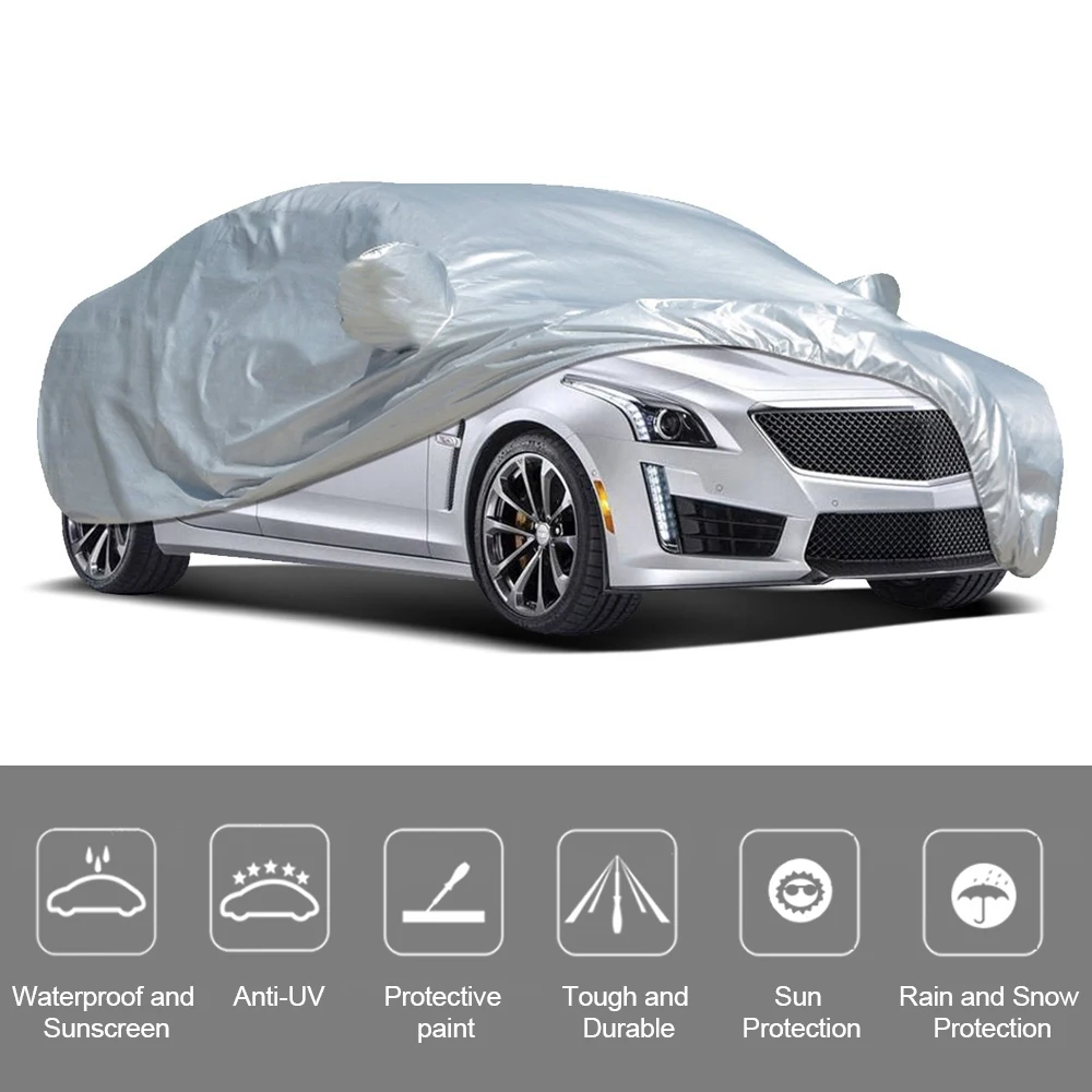 Universal Car Cover Full Cover Outdoor Indoor UV Protection Sunscreen Heat Protection Dustproof Scratch-Resistant Sedan M-XXL Universal Car Cover Full Cover Outdoor Indoor UV Protection Sunscreen Heat Protection Dustproof Scratch-Resistant Sedan M-XXL