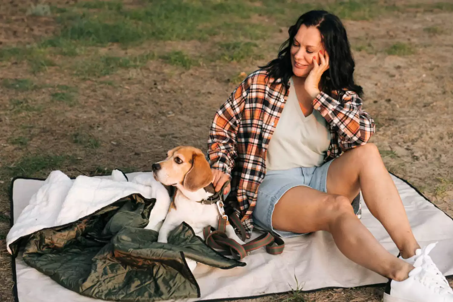 picnic blanket waterproof backing