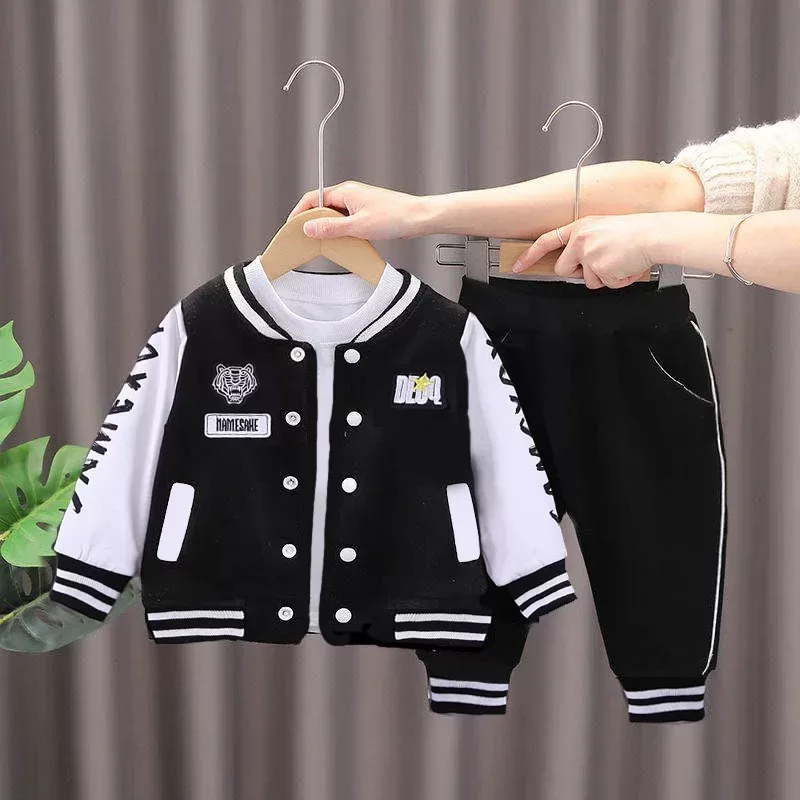 Girls Baseball Coats+Pants Children Long Sleeve Clothing Set Kids Boys Baby Autumn Fashion Tracksuit Outfit New Suit 1-4 Years Girls Baseball Coats+Pants Children Long Sleeve Clothing Set Kids Boys Baby Autumn Fashion Tracksuit Outfit New Suit 1-4 Years