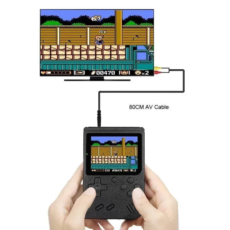 Retro Portable Mini Handheld Video Game Console 8-Bit 3.0 Inch LCD Color Kids Game Player Built-in 400 games For Kid Xmas Gift