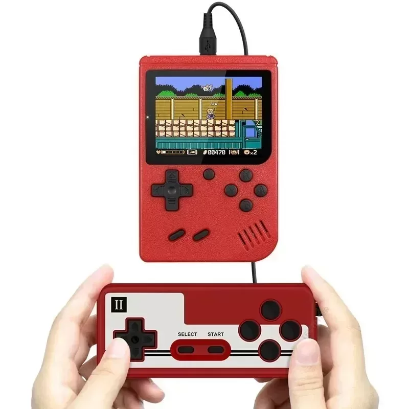 Retro Portable Mini Handheld Video Game Console 8-Bit 3.0 Inch LCD Color Kids Game Player Built-in 400 games For Kid Xmas Gift