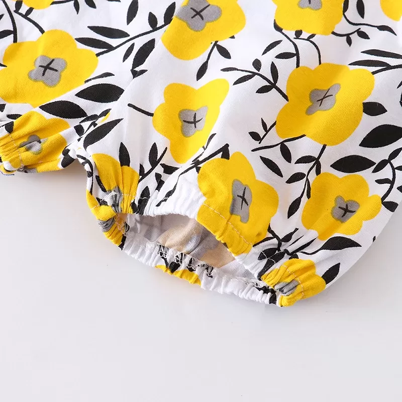 Baby Girl Summer Clothes Set Fashion Newborn Infant Knitting Cotton Ruffles Romper Shorts Bow Headband 3Pcs For Toddler Outfits Baby Girl Summer Clothes Set Fashion Newborn Infant Knitting Cotton Ruffles Romper Shorts Bow Headband 3Pcs For Toddler Outfits