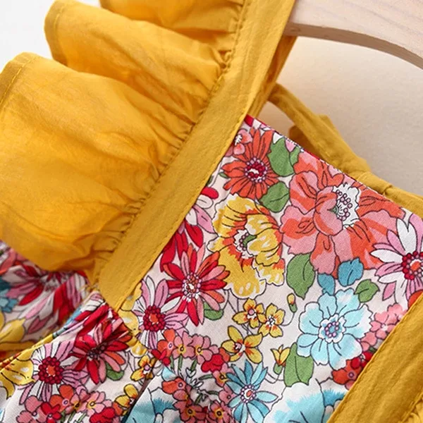 Summer New Girl Baby Strap Dress Fragmented Flower Children’s Sleeveless Princess Dress 0-3 Year Old Newborn Comes with Hat Summer New Girl Baby Strap Dress Fragmented Flower Children's Sleeveless Princess Dress 0-3 Year Old Newborn Comes with Hat