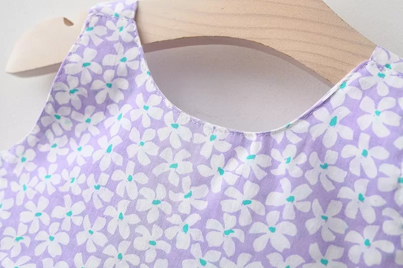 2pcs Summer Baby Girls Beach Princess Dress Cute Bow Flowers Sleeveless Cotton Toddler Dresses+Sunhat Newborn Clothing Set 2pcs Summer Baby Girls Beach Princess Dress Cute Bow Flowers Sleeveless Cotton Toddler Dresses+Sunhat Newborn Clothing Set