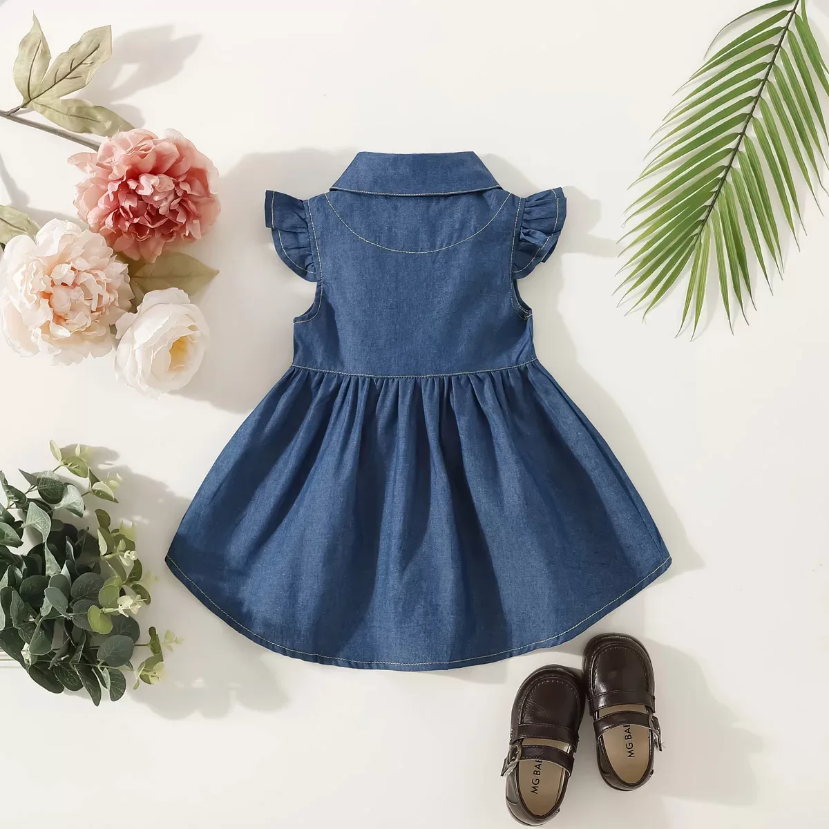 Baby Girl Dress Denim Skirt Children Girl Denim Clothing Children Newborn Casual Summer Clothing 0-3 Years Old Baby Girl Dress Denim Skirt Children Girl Denim Clothing Children Newborn Casual Summer Clothing 0-3 Years Old