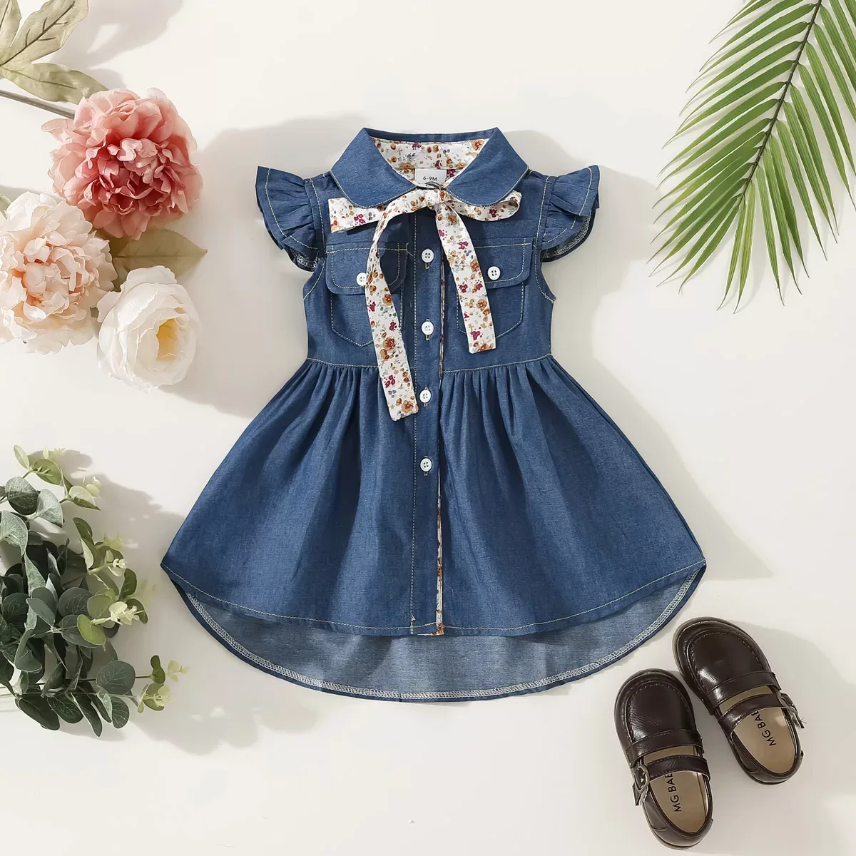 Baby Girl Dress Denim Skirt Children Girl Denim Clothing Children Newborn Casual Summer Clothing 0-3 Years Old Baby Girl Dress Denim Skirt Children Girl Denim Clothing Children Newborn Casual Summer Clothing 0-3 Years Old