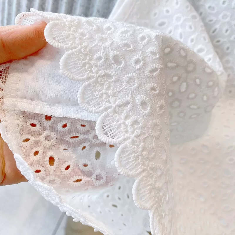 Girls 2022 Summer Clothing Sets Hollow Lace Suit Baby Casual Sleeveless T-shirt+Shorts Kids Clothing Sets Baby Clothes Outfits Girls 2022 Summer Clothing Sets Hollow Lace Suit Baby Casual Sleeveless T-shirt+Shorts Kids Clothing Sets Baby Clothes Outfits