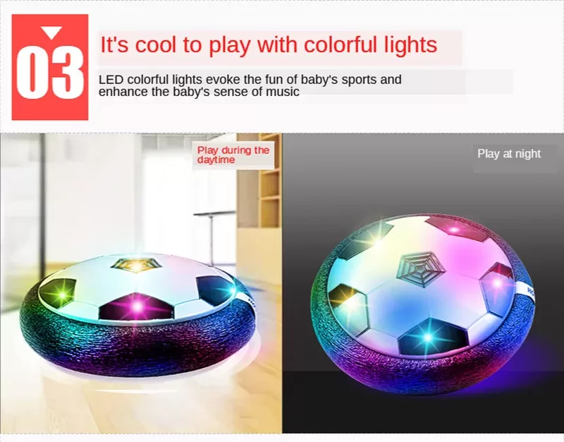 Hover Soccer Ball Toys for Children Electric Floating Football with LED Light Music Soccer Ball Outdoor Game Sport Toys for Kids Hover Soccer Ball Toys for Children Electric Floating Football with LED Light Music Soccer Ball Outdoor Game Sport Toys for Kids
