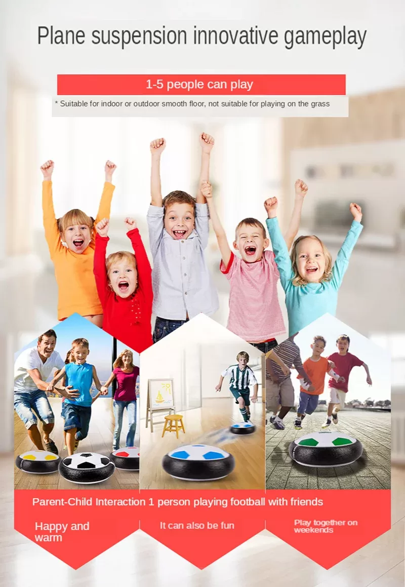 Hover Soccer Ball Toys for Children Electric Floating Football with LED Light Music Soccer Ball Outdoor Game Sport Toys for Kids Hover Soccer Ball Toys for Children Electric Floating Football with LED Light Music Soccer Ball Outdoor Game Sport Toys for Kids