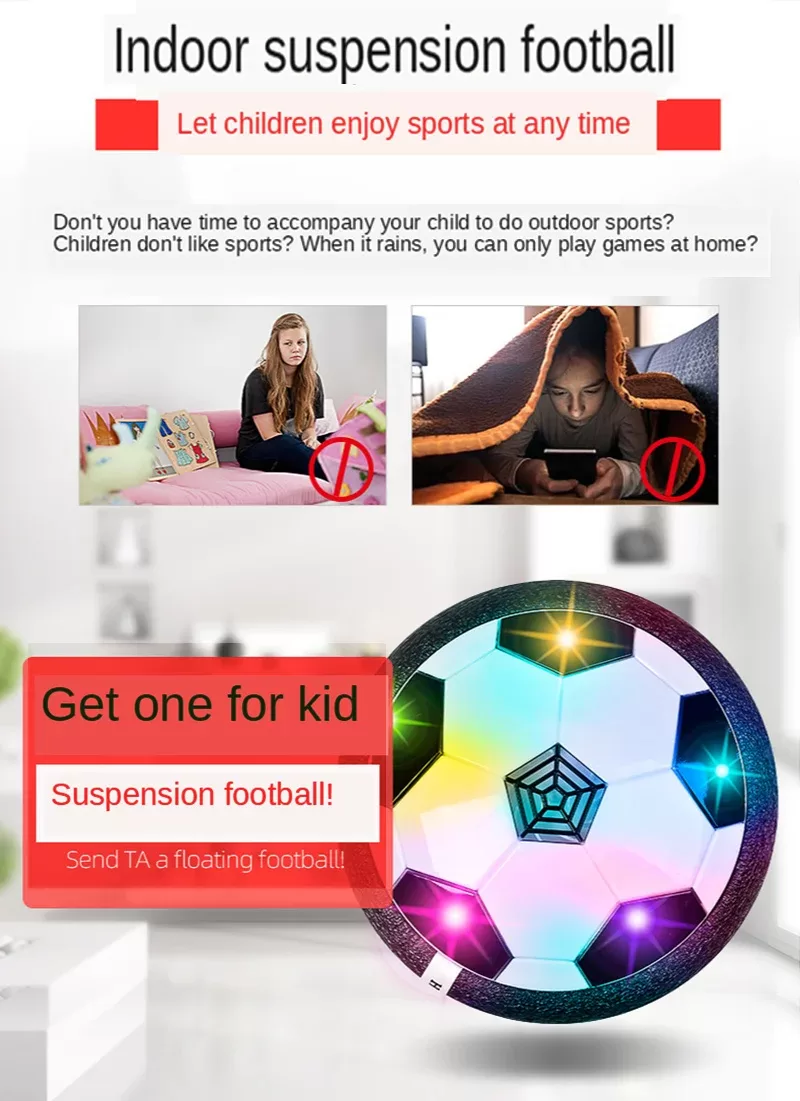 Hover Soccer Ball Toys for Children Electric Floating Football with LED Light Music Soccer Ball Outdoor Game Sport Toys for Kids Hover Soccer Ball Toys for Children Electric Floating Football with LED Light Music Soccer Ball Outdoor Game Sport Toys for Kids