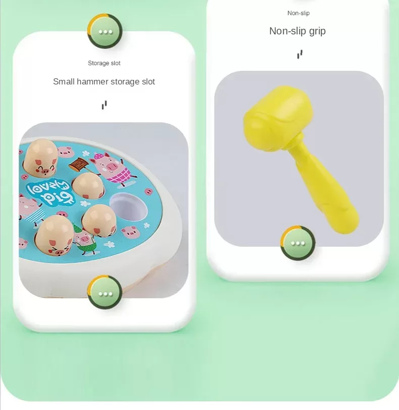 Cartoon Whac-A-Mole Montessori Baby Toy Toddler Educational Birthday Gift Animal Theme Knocking Game Parent Child Board Game Boy Cartoon Whac-A-Mole Montessori Baby Toy Toddler Educational Birthday Gift Animal Theme Knocking Game Parent Child Board Game Boy