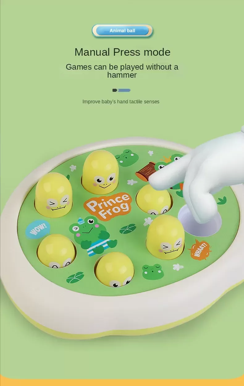 Cartoon Whac-A-Mole Montessori Baby Toy Toddler Educational Birthday Gift Animal Theme Knocking Game Parent Child Board Game Boy Cartoon Whac-A-Mole Montessori Baby Toy Toddler Educational Birthday Gift Animal Theme Knocking Game Parent Child Board Game Boy