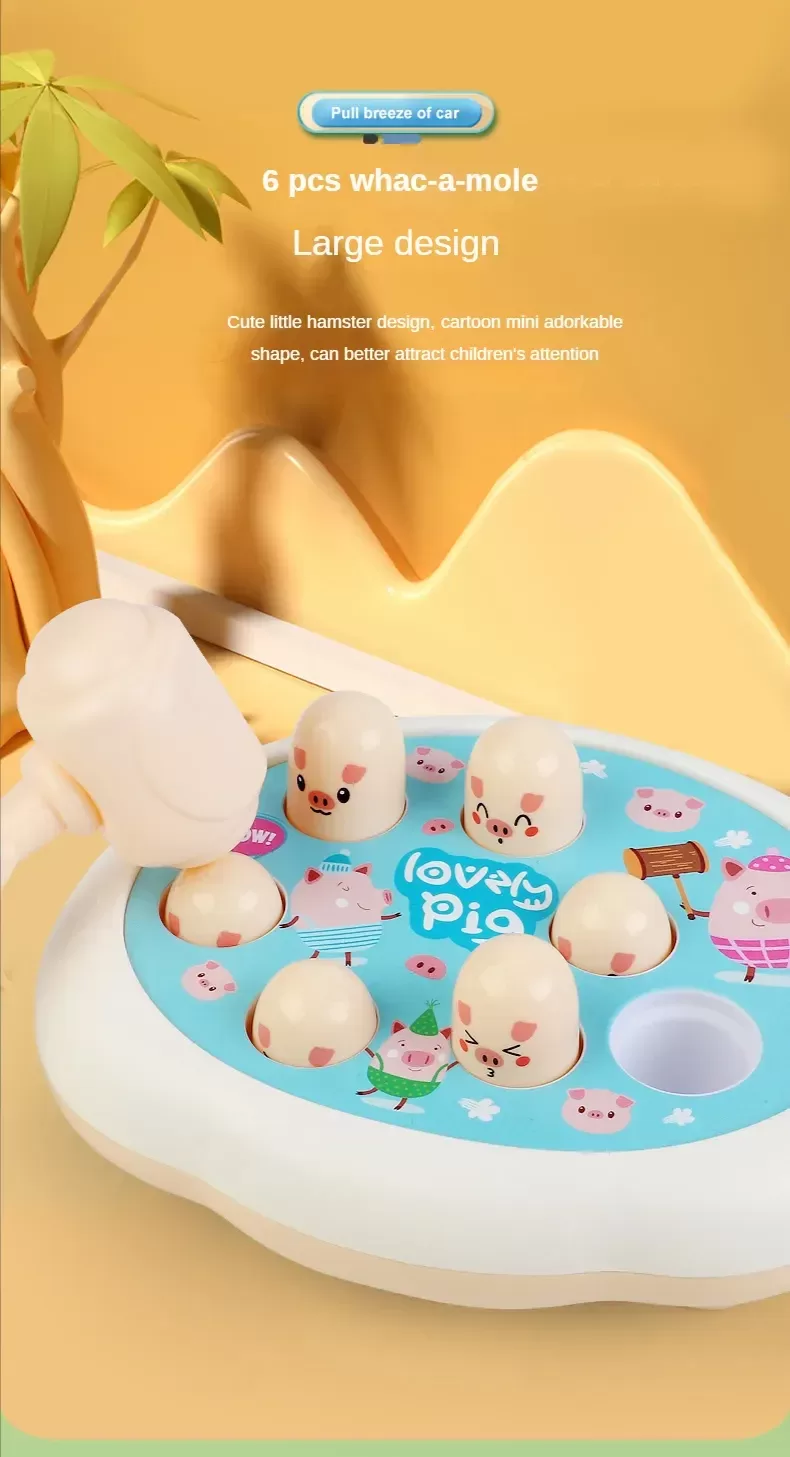 Cartoon Whac-A-Mole Montessori Baby Toy Toddler Educational Birthday Gift Animal Theme Knocking Game Parent Child Board Game Boy Cartoon Whac-A-Mole Montessori Baby Toy Toddler Educational Birthday Gift Animal Theme Knocking Game Parent Child Board Game Boy